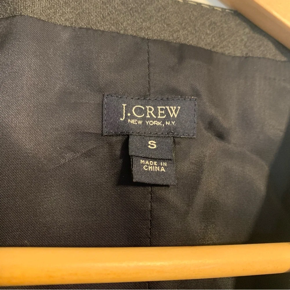 J. Crew‎ Men's Ludlow Striped Suit Vest Gray Size Small